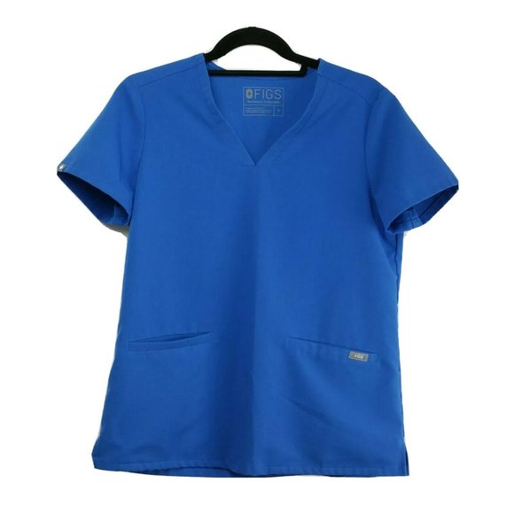 FIGS Technical Casma Three Pocket Scrub Top Small - Picture 3 of 7